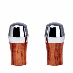 Clive Wood Shop Accessories Wood Joysticks With Chrome (Set Of 2)
