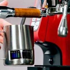 Rhino Coffee Gear Rhino Temperature Reading Milk Frothing Pitcher 18 Rhino Coffee Gear Rhino Temperature Reading Milk Frothing Pitcher