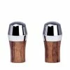 Clive Wood Shop Accessories Wood Joysticks With Chrome (Set Of 2) 2 Clive Wood Shop Accessories Wood Joysticks With Chrome (Set Of 2)