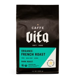 Caffe Vita Coffee Roasting Co Organic French Roast Coffee