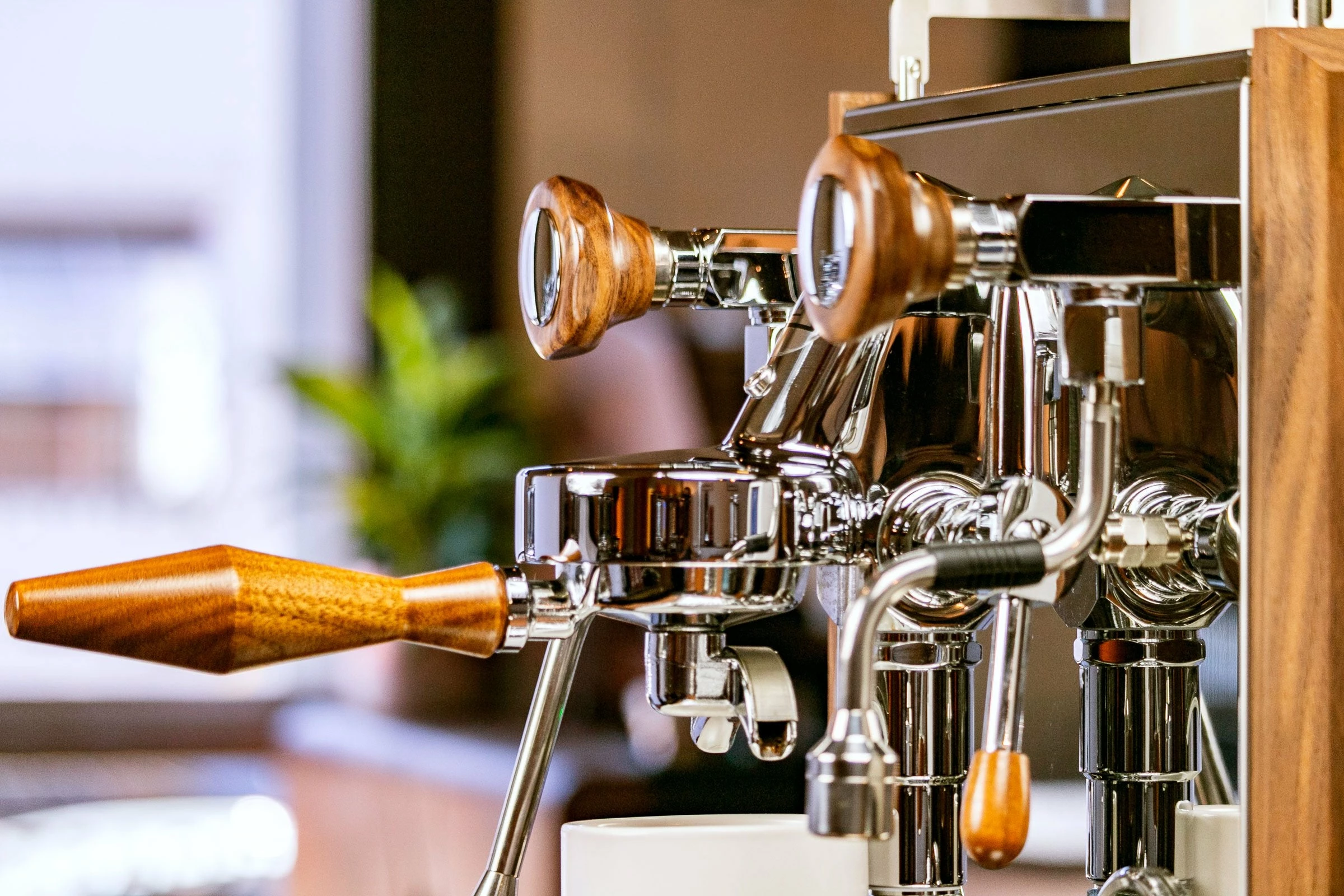 Clive Wood Shop Wood Spouted Portafilter 6 Clive Wood Shop Wood Spouted Portafilter