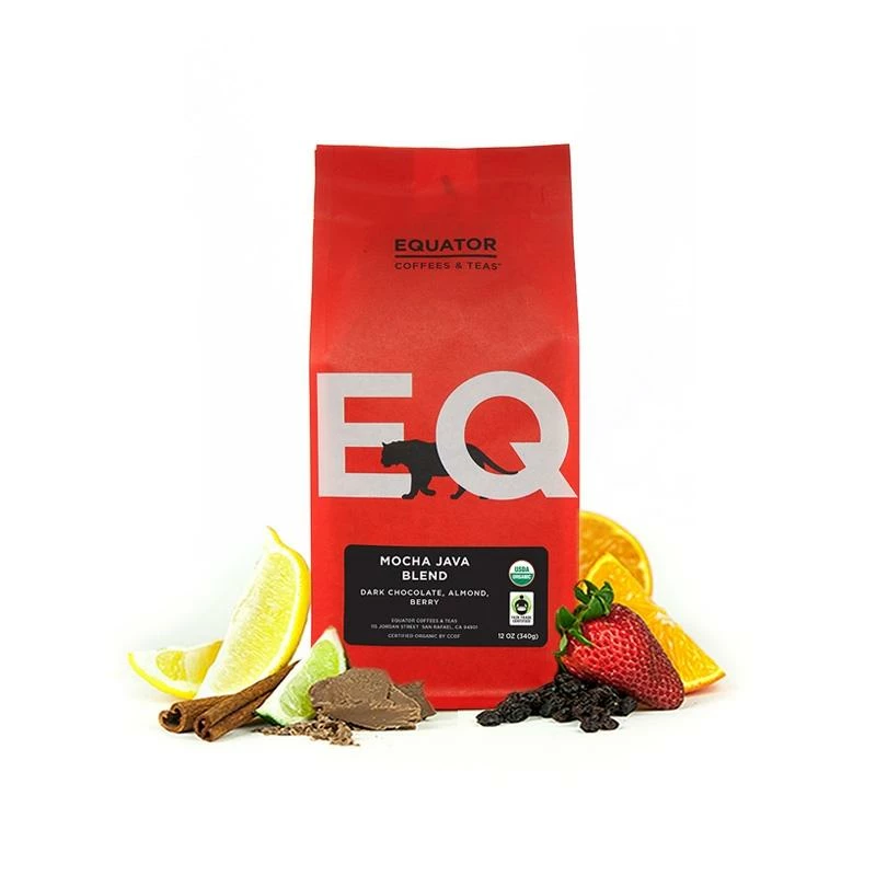 Equator Coffees & Teas Mocha Java Fair Trade Organic 3 Equator Coffees & Teas Mocha Java Fair Trade Organic