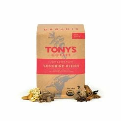 Tony's Coffee Songbird Blend Fair Trade & Organic Coffee